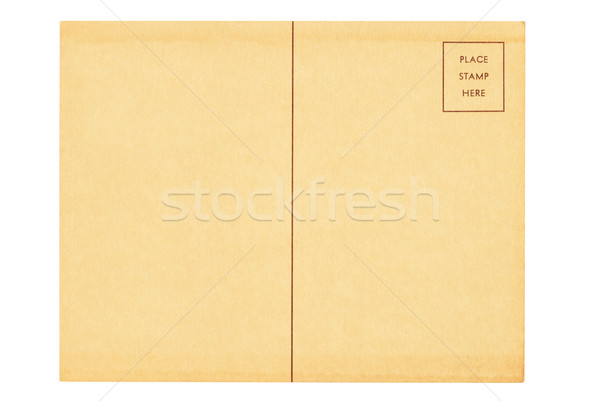 blank old post card Stock photo © pancaketom