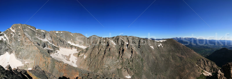 Rocky mountain panorama Stock photo © pancaketom