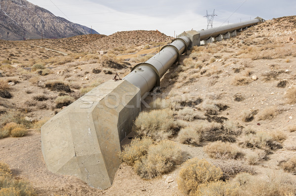 Owens River Gorge Penstock Stock photo © pancaketom