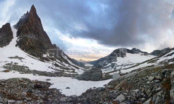 Titcomb Basin panorama Stock photo © pancaketom