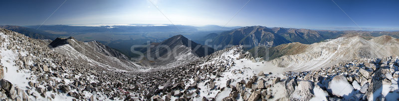 Mount Princeton Summit Panorama Stock photo © pancaketom