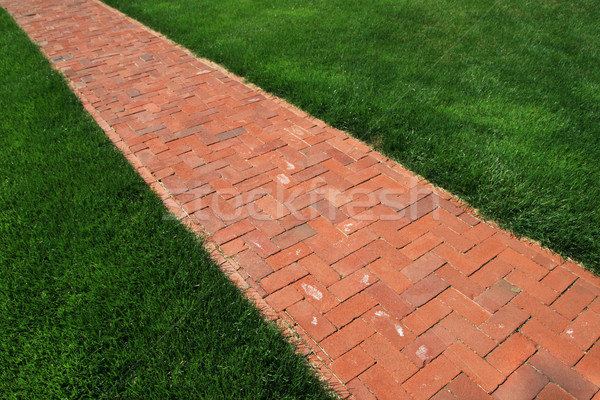 brick walkway Stock photo © pancaketom