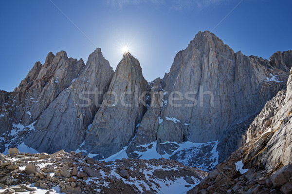 Mount Whitney Sun Stock photo © pancaketom