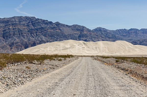 Carretera camino de tierra líder muerte valle Foto stock © pancaketom