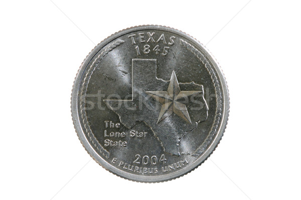 isolated Texas quarter Stock photo © pancaketom