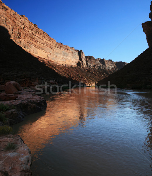 San Juan River canyon Stock photo © pancaketom