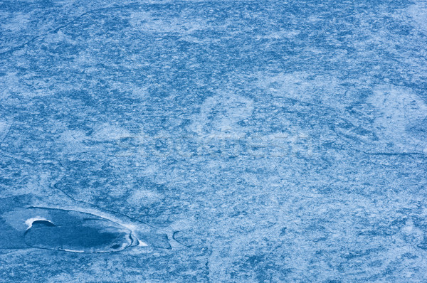 Frozen Lake Patterns Stock photo © pancaketom