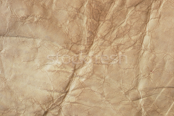 Faltig Leder Textur Hintergrund Stock foto © pancaketom