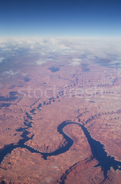 Aerial Lake Powell Image Stock photo © pancaketom