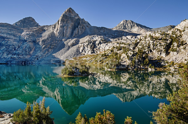 Rae Lakes Reflection Stock photo © pancaketom