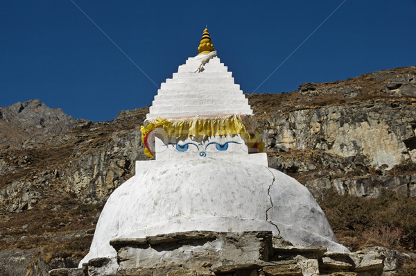 Stupa In Nepal Stock photo © pancaketom