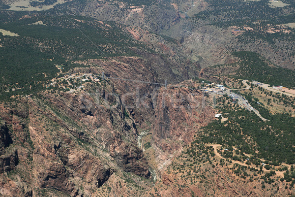 Royal Gorge aerial photo Stock photo © pancaketom