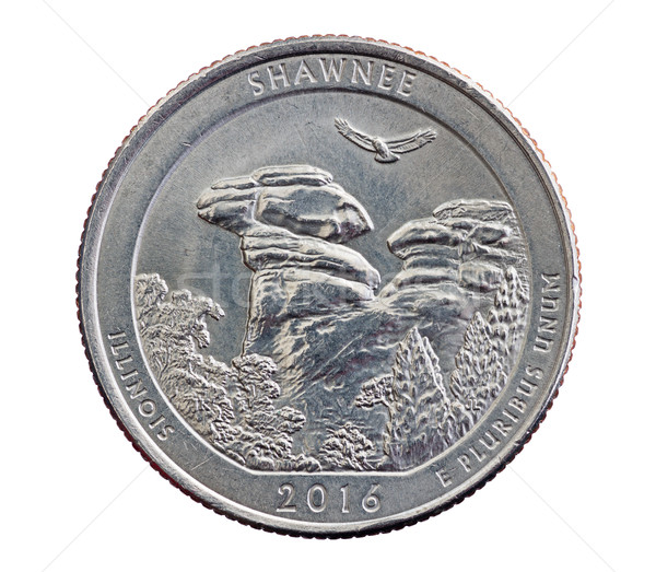 Shawnee Commemorative Quarter Coin Stock photo © pancaketom