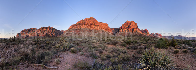 Red Rocks At Sunrise Stock photo © pancaketom