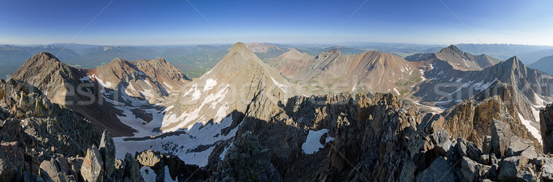 Mount Wilson Summit Panorama Stock photo © pancaketom