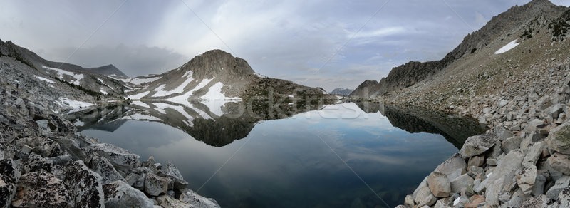 Sierra Nevada Lake Panorama Stock photo © pancaketom