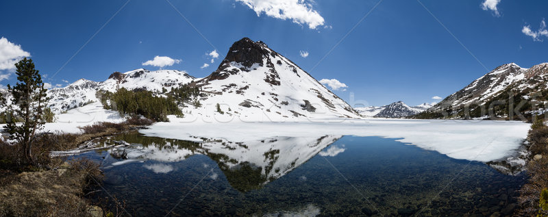 Mountain Lake Ice Melts Stock photo © pancaketom