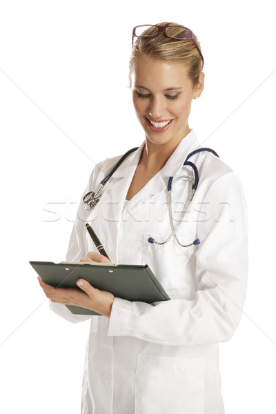 Médico blanco cara feliz trabajo Foto stock © paolopagani