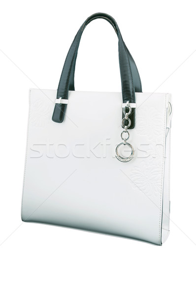 Blanche sac dames sac à main magasin dame [[stock_photo]] © papa1266