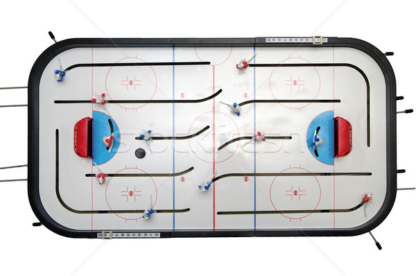 Hockey jouet isolé blanche sport hiver [[stock_photo]] © papa1266