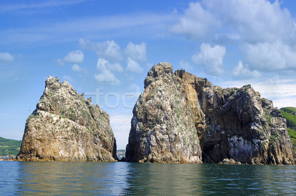 Rocks , sea and blue sky Stock photo © papa1266
