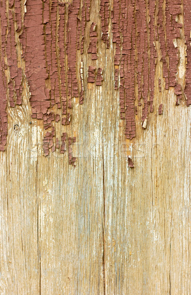 Oude muur haveloos Rood verf textuur Stockfoto © pashabo