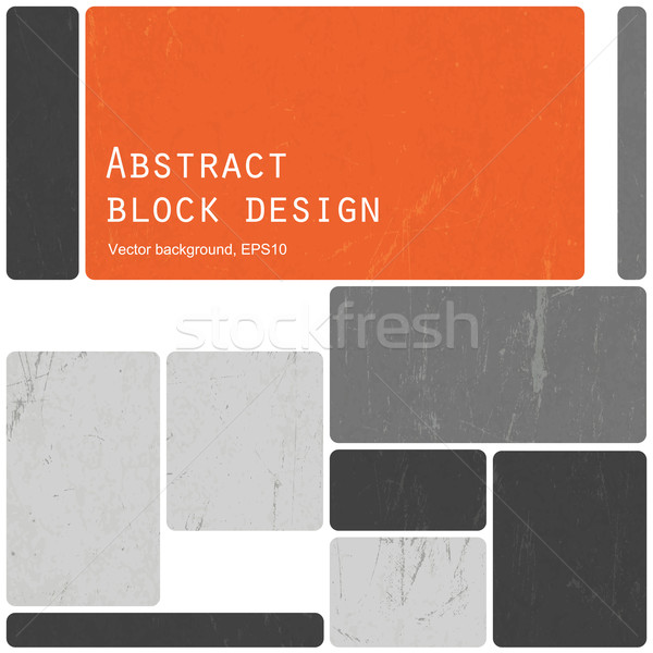 Stockfoto: Abstract · retro · blokken · ontwerp · kleurrijk · vector