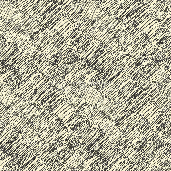 Dark scribble seamless pattern. Vector Stock photo © pashabo