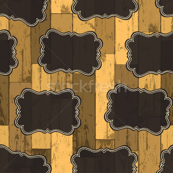 Seamless Wild West Labels Pattern. Vector Stock photo © pashabo