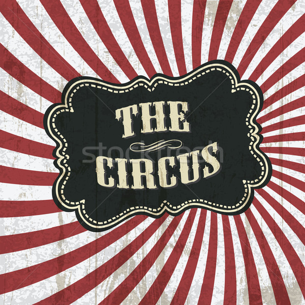 Stock photo: Classical circus background, vector, eps10