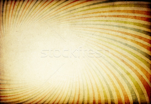 Retro colorful sunburst tunnel background.  Stock photo © pashabo