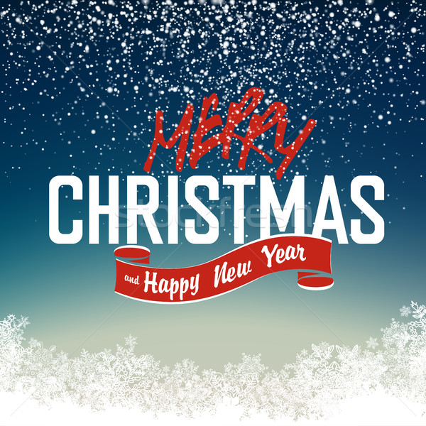 merry_christmas_night_scene Stock photo © pashabo
