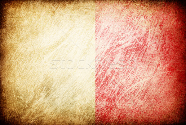 Grunge rubbed flag series of backgrounds. Malt. Stock photo © pashabo