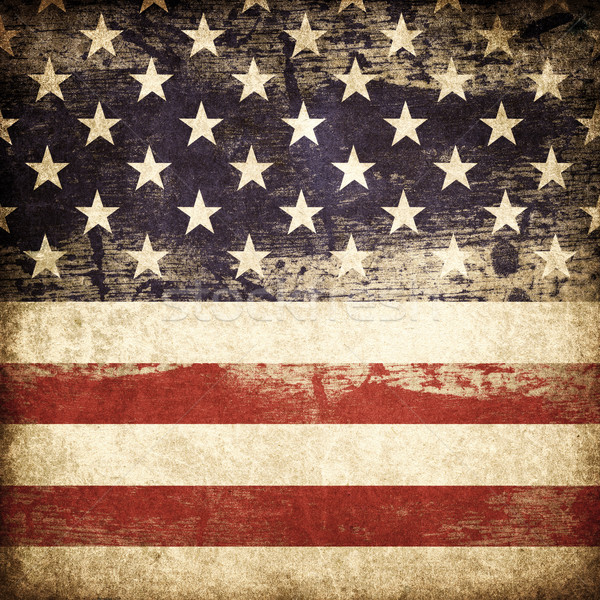 Zdjęcia stock: Grunge · amerykański · patriotyczny · niebieski · czerwony · wolności