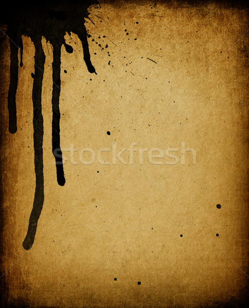 Vintage stained paper, useful as background. Stock photo © pashabo