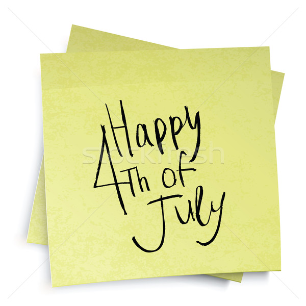 Stock photo: Independence day reminder. Vector, eps10