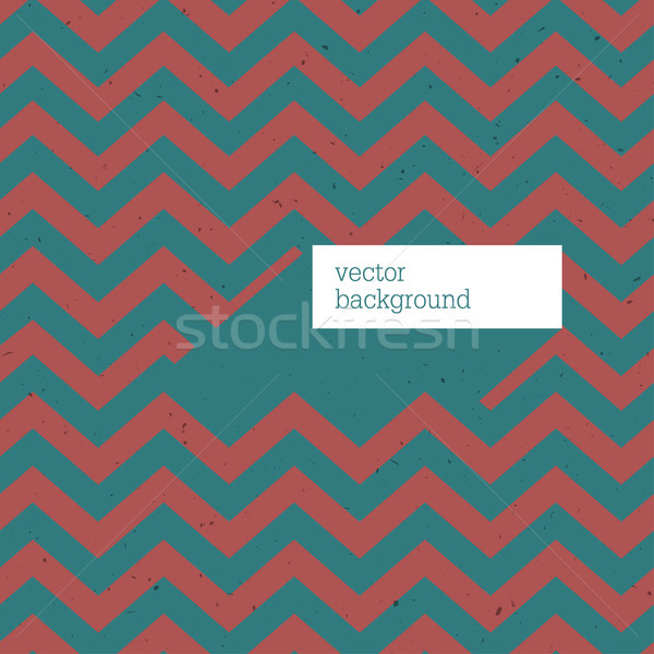 Zigzag grunge pattern with space for text. Vector Stock photo © pashabo