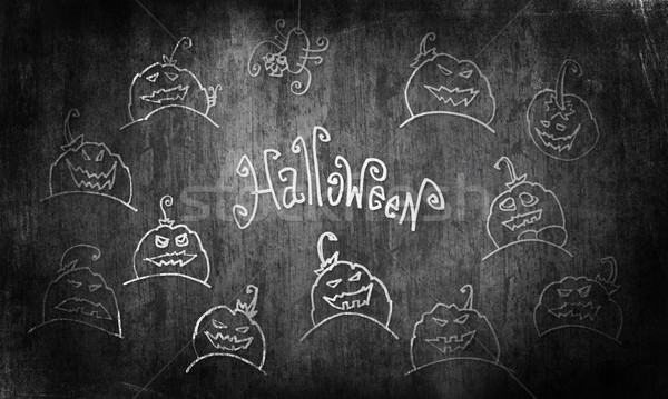 Halloween grunge illustration. Stock photo © pashabo