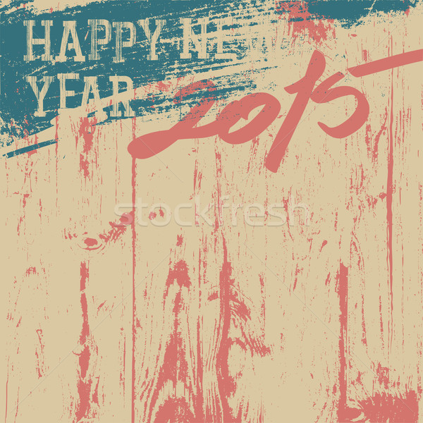 2015 New Year background retro styled Stock photo © pashabo