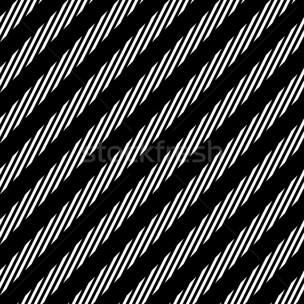 Diagonale Zeilen schwarz weiß abstrakten geometrischen Stock foto © pashabo