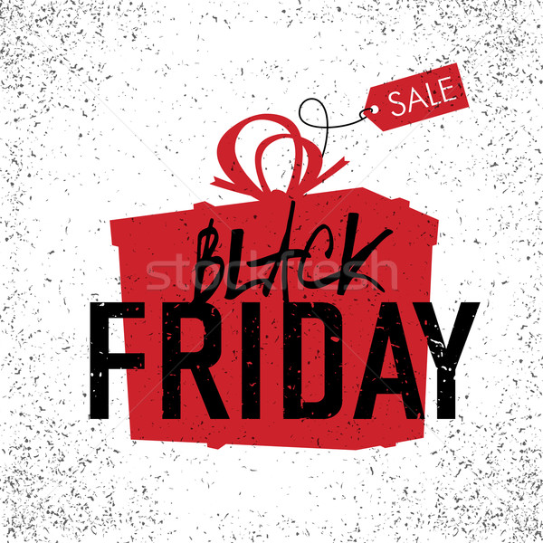 Black friday ventes publicité affiche blanche design [[stock_photo]] © pashabo