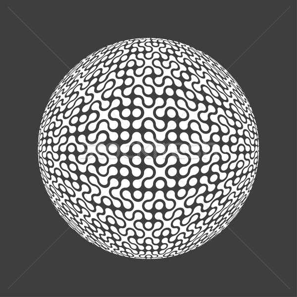 Abstract retro technologie cirkel vector eps8 Stockfoto © pashabo