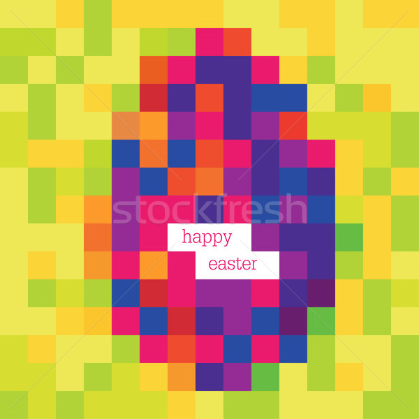 Easter egg geschilderd vector eps8 ontwerp web Stockfoto © pashabo