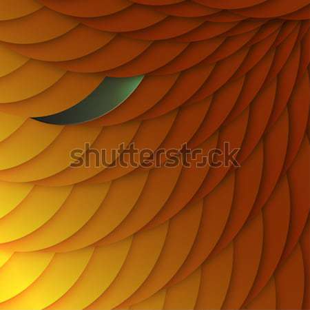 Abstract background of orange scales. Vector, EPS10 Stock photo © pashabo