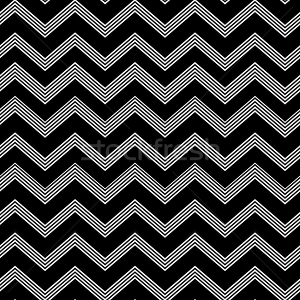 Chevron seamless pattern. Black and white Stock photo © pashabo
