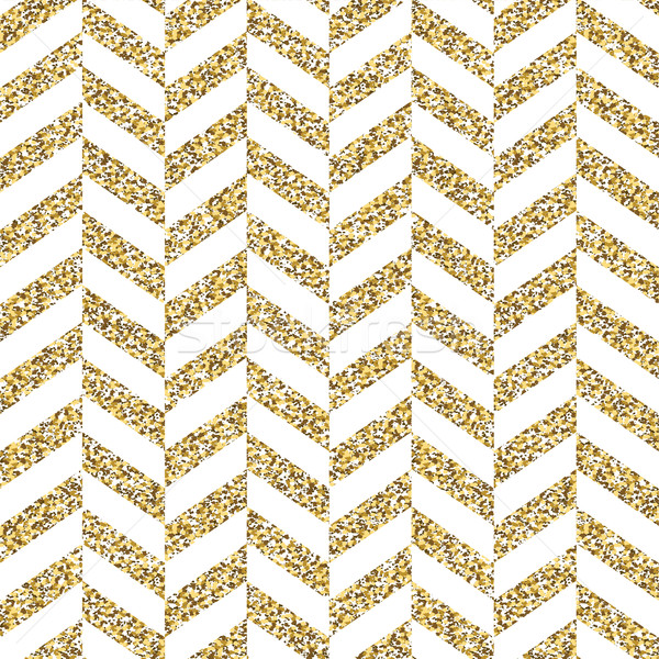 Seamless chevron pattern. Glittering golden surface Stock photo © pashabo
