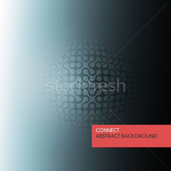 Connect concept. Circle composition from joined elements. Vector Stock photo © pashabo