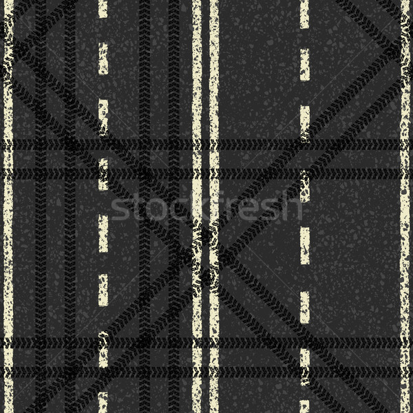Naadloos weg patroon vector eps8 auto Stockfoto © pashabo