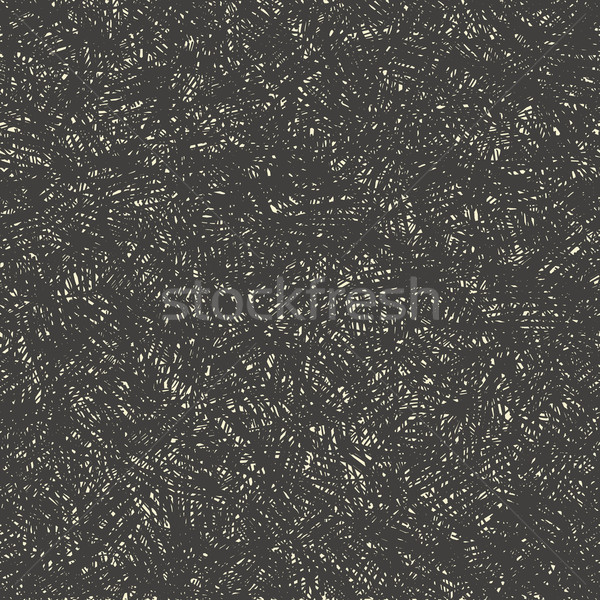 Dark scribble seamless pattern. Vector Stock photo © pashabo