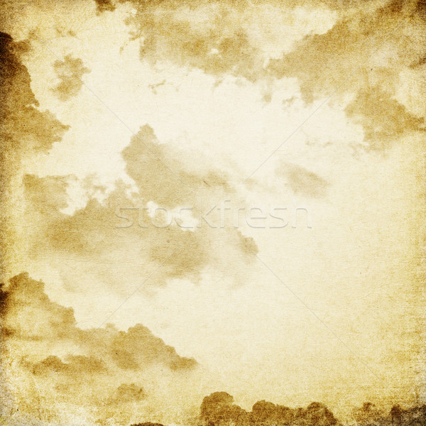 Cloudy sky. Photo in vintage image style. Stock photo © pashabo